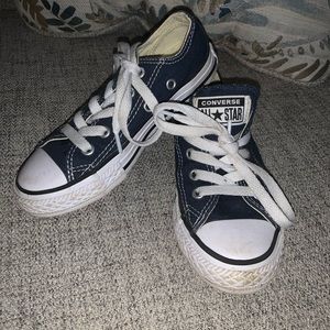 Girls Converse Navy Blue size 11